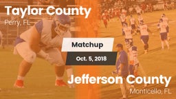 Matchup: Taylor County vs. Jefferson County  2018