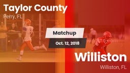Matchup: Taylor County vs. Williston  2018
