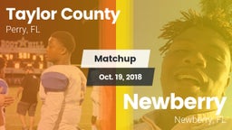 Matchup: Taylor County vs. Newberry  2018