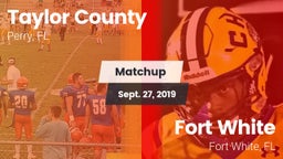 Matchup: Taylor County vs. Fort White  2019