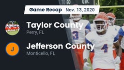 Recap: Taylor County  vs. Jefferson County  2020