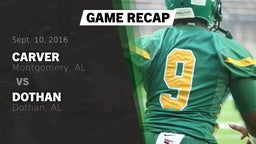 Recap: Carver  vs. Dothan  2016