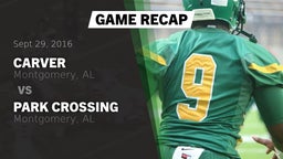 Recap: Carver  vs. Park Crossing  2016