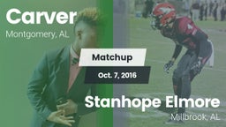 Matchup: Carver  vs. Stanhope Elmore  2016