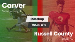 Matchup: Carver  vs. Russell County  2016