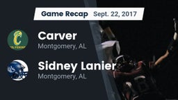 Recap: Carver  vs. Sidney Lanier  2017
