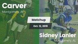 Matchup: Carver  vs. Sidney Lanier  2018
