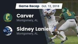 Recap: Carver  vs. Sidney Lanier  2018