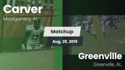 Matchup: Carver  vs. Greenville  2019