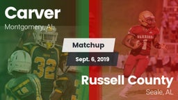 Matchup: Carver  vs. Russell County  2019