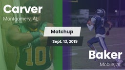 Matchup: Carver  vs. Baker  2019