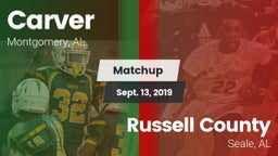 Matchup: Carver  vs. Russell County  2019