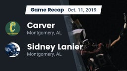 Recap: Carver  vs. Sidney Lanier  2019