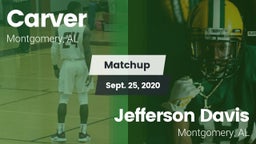 Matchup: Carver  vs. Jefferson Davis  2020