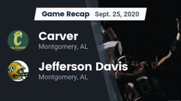Recap: Carver  vs. Jefferson Davis  2020