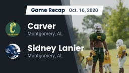 Recap: Carver  vs. Sidney Lanier  2020