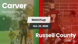 Matchup: Carver  vs. Russell County  2020