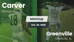 Matchup: Carver  vs. Greenville  2020