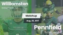 Matchup: Williamston vs. Pennfield  2017