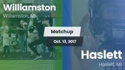 Matchup: Williamston vs. Haslett  2017