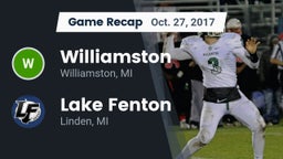 Recap: Williamston  vs. Lake Fenton  2017