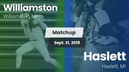 Matchup: Williamston vs. Haslett  2018