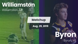 Matchup: Williamston vs. Byron  2019