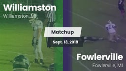 Matchup: Williamston vs. Fowlerville  2019