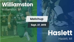 Matchup: Williamston vs. Haslett  2019