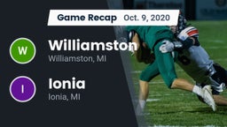 Recap: Williamston  vs. Ionia  2020