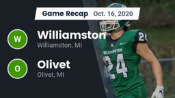 Recap: Williamston  vs. Olivet  2020