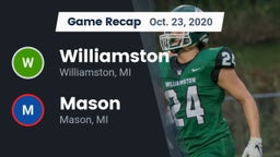 Recap: Williamston  vs. Mason  2020