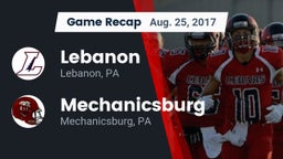 Recap: Lebanon  vs. Mechanicsburg  2017