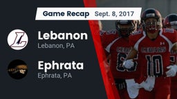 Recap: Lebanon  vs. Ephrata  2017