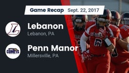 Recap: Lebanon  vs. Penn Manor  2017