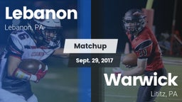 Matchup: Lebanon vs. Warwick  2017