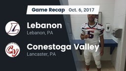Recap: Lebanon  vs. Conestoga Valley  2017