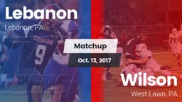 Matchup: Lebanon vs. Wilson  2017