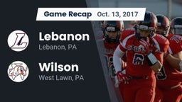 Recap: Lebanon  vs. Wilson  2017