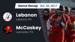 Recap: Lebanon  vs. McCaskey  2017