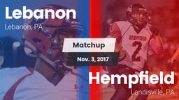 Matchup: Lebanon vs. Hempfield  2017