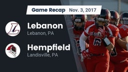 Recap: Lebanon  vs. Hempfield  2017