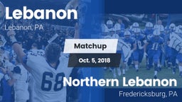 Matchup: Lebanon vs. Northern Lebanon  2018