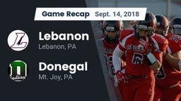 Recap: Lebanon  vs. Donegal  2018