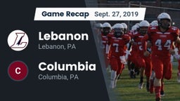 Recap: Lebanon  vs. Columbia  2019