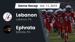 Recap: Lebanon  vs. Ephrata  2019