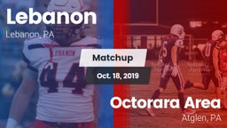 Matchup: Lebanon vs. Octorara Area  2019