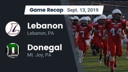 Recap: Lebanon  vs. Donegal  2019