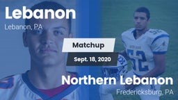 Matchup: Lebanon vs. Northern Lebanon  2020