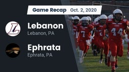 Recap: Lebanon  vs. Ephrata  2020
